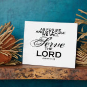 We zullen de Heer dienen Fotoplaat (Zijkant)