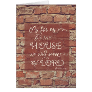 We zullen de Heer dienen - Joshua 24:15