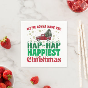 We zullen de prettigste Kerstmis ooit hebben  Servet