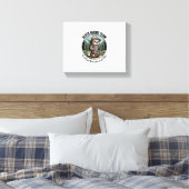 We zullen er uiteindelijk luiaard wandelaar canvas afdruk (Insitu (Slaapkamer))