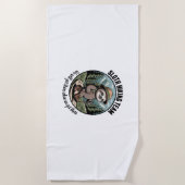 We zullen er uiteindelijk luiaard wandelaar strandlaken (Voorkant)