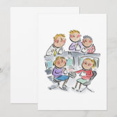 We zullen je missen kaart (Voorkant / Achterkant)