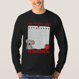 We zullen je missen Vrienden Afscheid met Si T-shirt