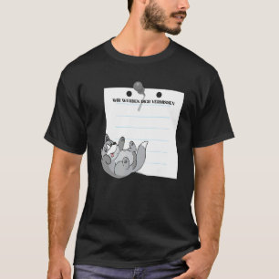 We zullen je missen Vrienden Vaarwel met Si T-shirt