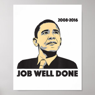We zullen je missen werk goed gedaan President Oba Poster