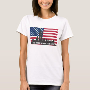 WE ZULLEN NOOIT VERGETEN T-SHIRT