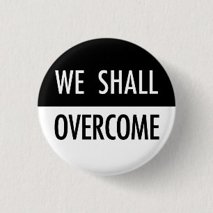 We zullen overwinnen ronde button 3,2 cm