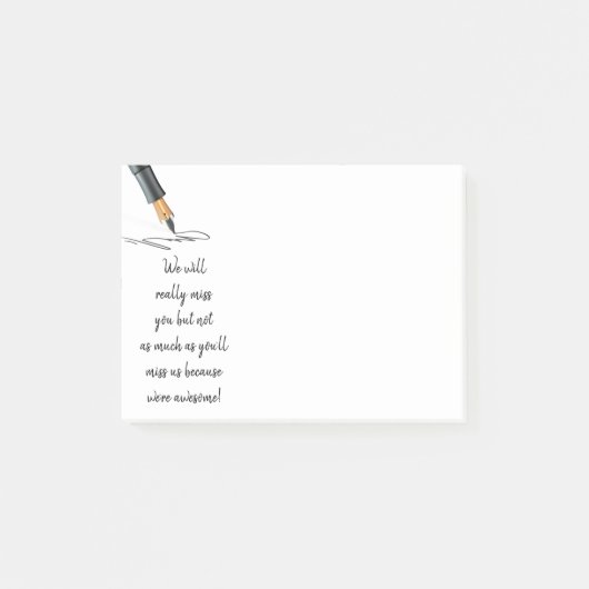 We zullen u citeren, Humor Post-it® Notes (Voorkant)