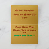 We zullen u missen... gewoon Kaart (Binnen)