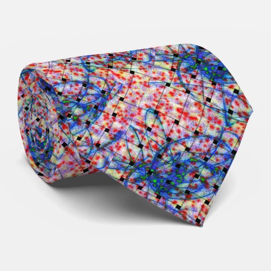 Weaf Abstract kleurrijk Mannen Stropdas (Opgerold)