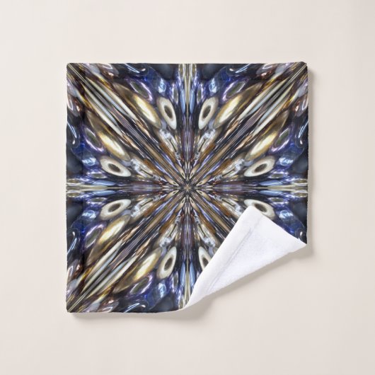 Wealth of Seed Beading Abstract Pattern Bad Handdoek (Wasdoekje)