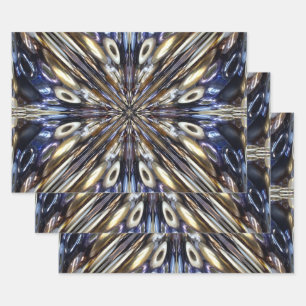 Wealth of Seed Beading Abstract Pattern Inpakpapier Vel