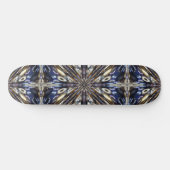 Wealth of Seed Beading Abstract Pattern Skateboard (Horizontaal)