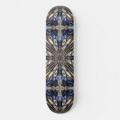 Wealth of Seed Beading Abstract Pattern Skateboard (Voorkant)