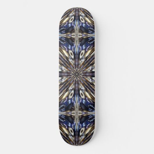 Wealth of Seed Beading Abstract Pattern Skateboard (Voorkant)