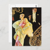 Wealthy Party Goers Briefkaart (Voorkant / Achterkant)