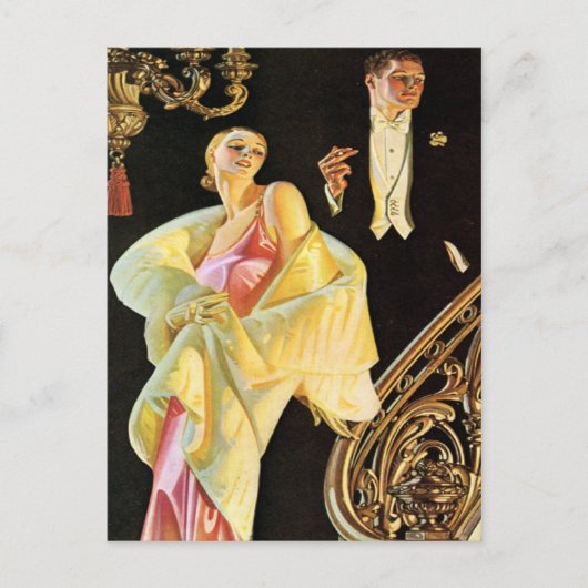 Wealthy Party Goers Briefkaart (Voorkant)