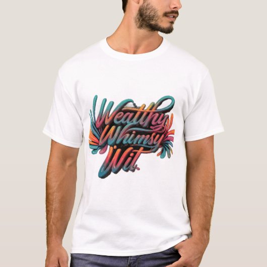 Wealthy Whimsy avec T-Shirt de base pour hommes (Devant)