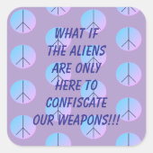Weapon Alien Abduction Sticker (Voorkant)