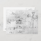 Weaponry design, fol. 40v-a briefkaart (Voorkant / Achterkant)