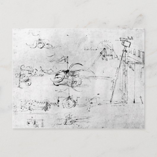 Weaponry design, fol. 40v-a briefkaart (Voorkant)