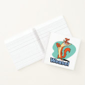 Weasel Proud Character Graphic Notitieboek (Binnen)