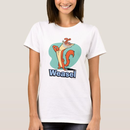 Weasel Proud Character Graphic T-shirt (Voorkant)