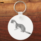 Weasel-ronde sleutelhanger (Voorkant)
