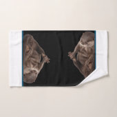 Weasels de temps de bain - Mignonnes loutres (Serviette à main)