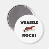 Weasels Rock Magneet (Voorkant / Achterkant)