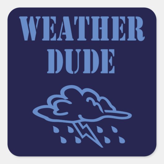 Weather Guy Sticker (Voorkant)