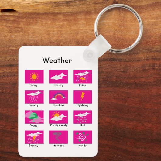 Weather Sleutelhanger (Achterkant)