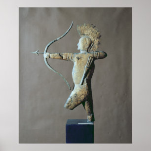 Weatherbestelwagen in de vorm van een Amerikaans I Poster