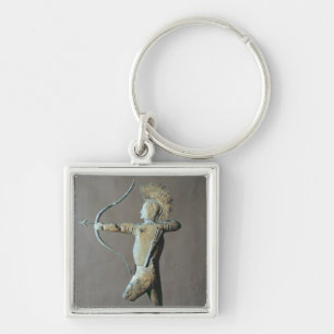 Weatherbestelwagen in de vorm van een Amerikaans I Sleutelhanger