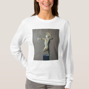 Weatherbestelwagen in de vorm van een Amerikaans I T-shirt