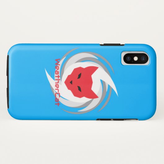 WeatherCat Logo telefoonhoesje Case-Mate iPhone Case (Achterkant (horizontaal))