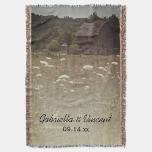 Weathered Barn Country Wedding Keepslag Deken