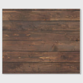 Weathered Brown Wood Wall textuur Cadeaupapier (Vlak)
