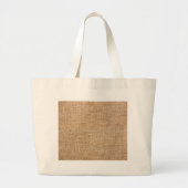 Weathered Burlap Grote Tote Bag (Voorkant)