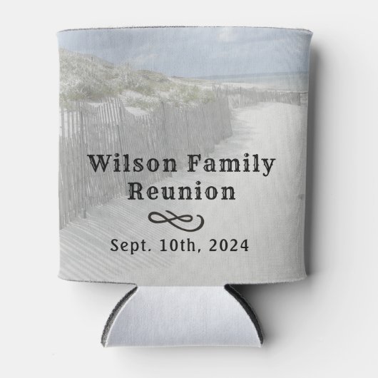 Weathered Fence Dunes Cape Cod Reunion Blikjeskoeler (Voorkant)