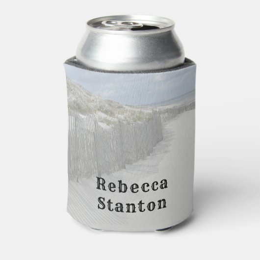 Weathered Fence Dunes Cape Cod Reunion Blikjeskoeler (Blikje Achterkant)