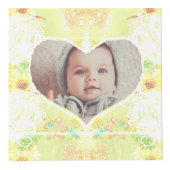 Weathered Floral Fantasy Easter Photo Cube (Droite)