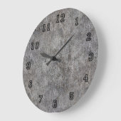 Weathered Gray Cement Sidewalk Grote Klok (Hoek)