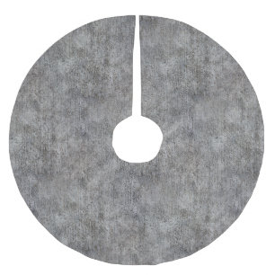 Weathered Gray Cement Sidewalk Kerstboom Rok
