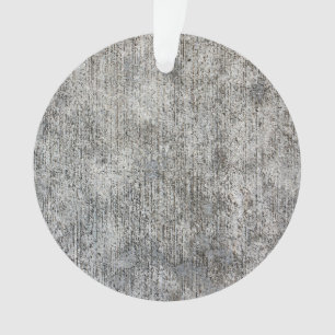 Weathered Gray Cement Sidewalk Ornament