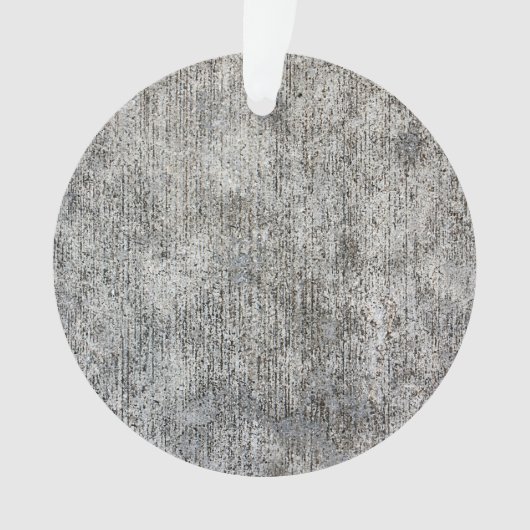 Weathered Gray Cement Sidewalk Ornament (voorkant)