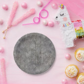 Weathered Gray Cement Sidewalk Papieren Bordje (Feest)