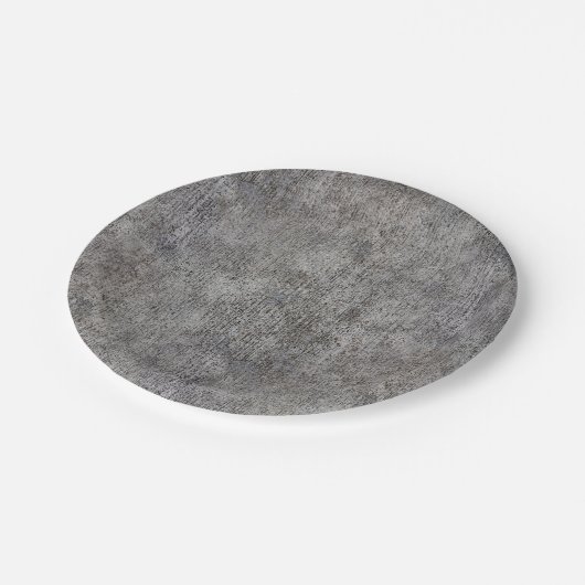 Weathered Gray Cement Sidewalk Papieren Bordje (Gekanteld)