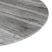 Weathered Gray Wood Wall Snijplank (Hoek)