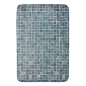 Weathered Green Realistic Mosaic Texture Funny Badmat (Voorkant Verticaal)